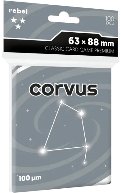 Rebel, Corvus Premium, koszulki na karty, 63-88 mm, 100 szt.