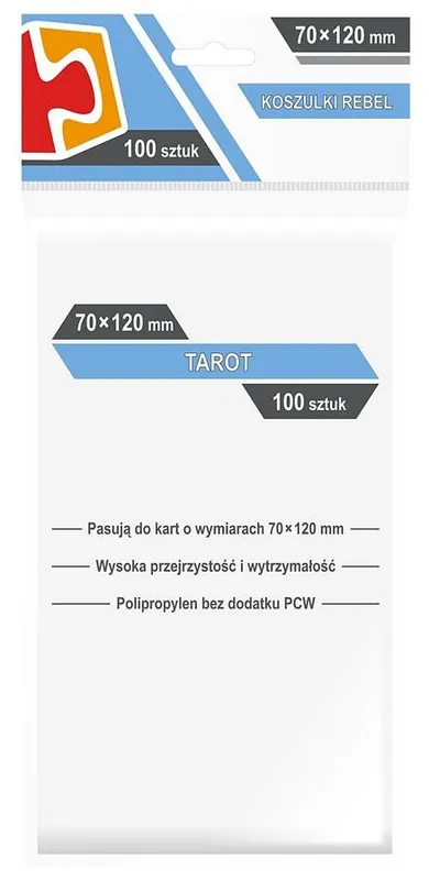 Rebel, koszulki na karty Tarot, 70-120 mm, 100 szt.