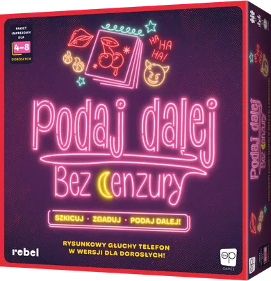 Rebel, Podaj dalej! Bez cenzury, druga edycja, gra towarzyska