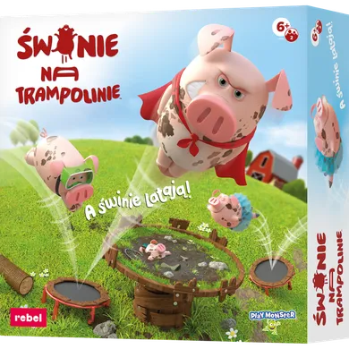 Rebel, Świnie na trampolinie, zręcznościowa gra familijna