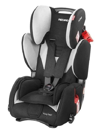 Recaro, Young Sport, fotelik samochodowy 9-36 kg, Graphite