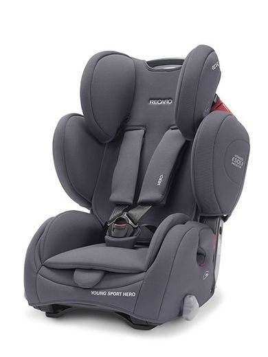 Recaro, Young Sport Hero, fotelik samochodowy, 9-36 kg, simply grey