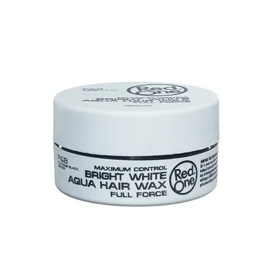 Red One, Aqua Hair Gel Wax, Full Force, wosk do włosów, Bright White, 150 ml