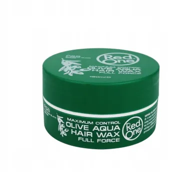 Red One, Aqua Hair Gel Wax, Full Force, wosk do włosów, Olive, 150 ml