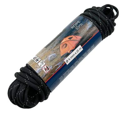 Redcliffs, linka turystyczna, odblaskowa, czarna, 15m