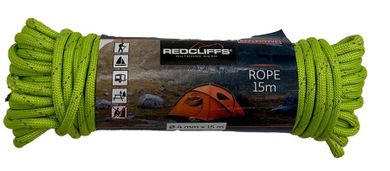 Redcliffs, linka turystyczna, odblaskowa, zielona, 15m