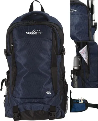 Redcliffs, plecak turystyczny, trekingowy, niebieski, 40l