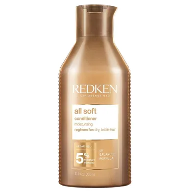 Redken, All Soft, nawilżająca odżywka do włosów, 300 ml