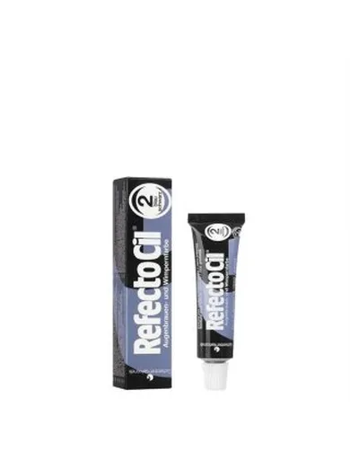 Refectocil, Eyelash And Eyebrow Tint, henna do brwi i rzęs, 2 Blue Black, 15 ml