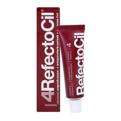 Refectocil, Eyelash And Eyebrow Tint, henna do brwi i rzęs, nr 4, Chestnut, 15 ml