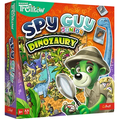 refl, Rodzina Treflików, Spy Guy Junior, Dinozaury, gra familijna