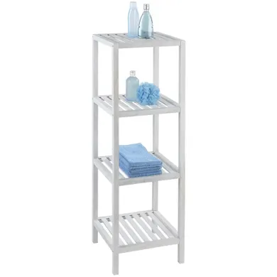 Regał łazienkowy, Norway white, 4 poziomy