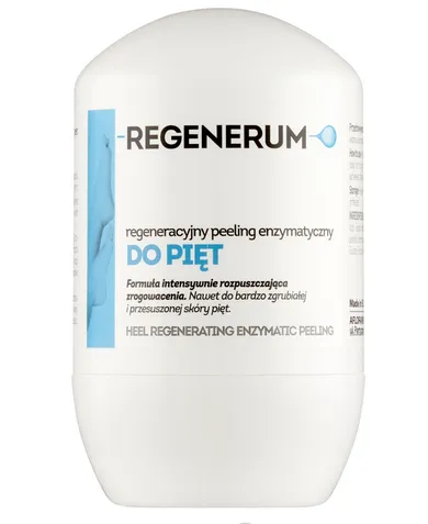 Regenerum, regeneracyjny peeling enzymatyczny do stóp w żelu roll-on, 50 ml