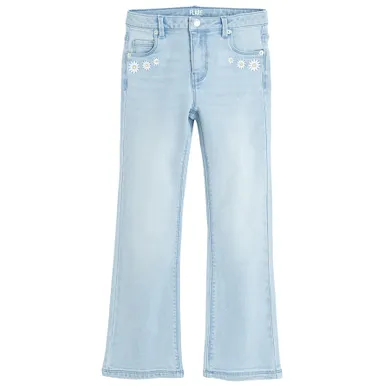 Regulowane jeansy flare z wysokim stanem Cool Club