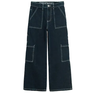 Regulowane jeansy z szeroką nogawką carpenter Cool Club