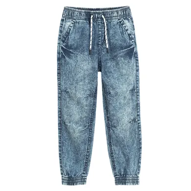 Regulowane marmurkowe jeansy jogger Cool Club