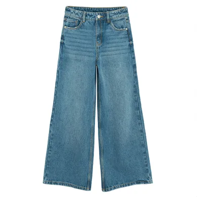 Regulowane spodnie jeansowe wide leg Cool Club