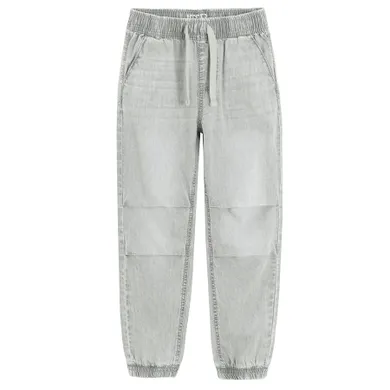 Regulowane szare jeansy o kroju jogger Cool Club