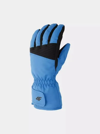 Rękawiczki narciarskie męskie, niebieskie, 4F