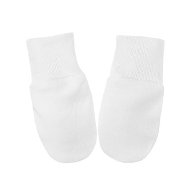 Rękawiczki niedrapki niemowlęce, białe, Eevi