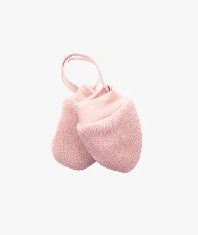 Rękawiczki niedrapki niemowlęce, różowe, Iltom