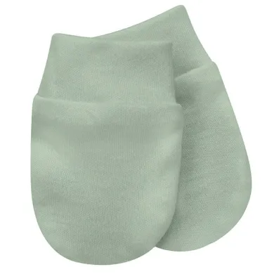 Rękawiczki niedrapki niemowlęce, zielone, Pinokio