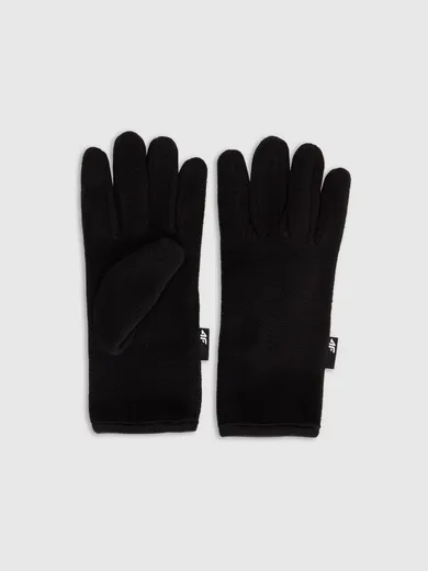 Rękawiczki, unisex, czarne, do ekranów dotykowych, 4F