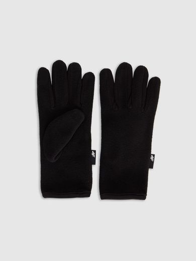 Rękawiczki, unisex, czarne, do ekranów dotykowych, 4F