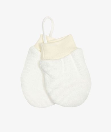 Rękawiczki zimowe niemowlęce, ecru, Iltom