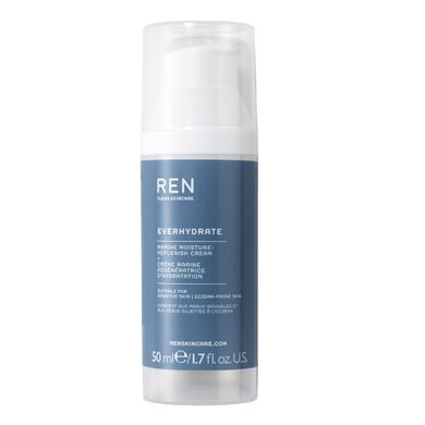REN, Everhydrate Marine Moisture-Replenish Cream, nawilżający krem do twarzy, 50 ml