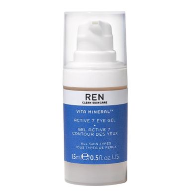 REN, Vita Mineral Active 7 Eye Gel, chłodzący żel pod oczy, 15 ml
