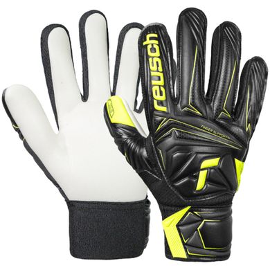 Reusch, rękawice piłkarskie, Attrakt Starter Solid Finger Support Junior 56 72 511 7752, rozmiar 8