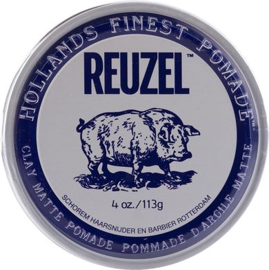 Reuzel, Hollands Finest, matująca glinka do włosów na bazie wody, 113 g
