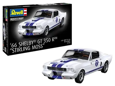 Revell, 1966 Shelby GT 350 R Stirling Moss, model do składania z farbkami, 1:24