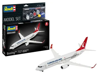 Revell, Boeing 737-800 Turkish Airlines, model samolotu do składania z farbkami, 1:144