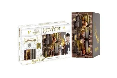 Revell, Book Nooks, Harry Potter, Ulica Pokątna, miniaturowy świat, diorama, 202 elementy
