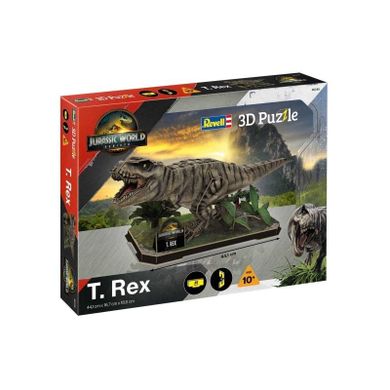 Revell, Jurassic World Rebirth, T. Rex, puzzle 3D