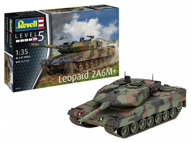 Revell, Leopard 2 A6M+, model plastikowy, 1:35