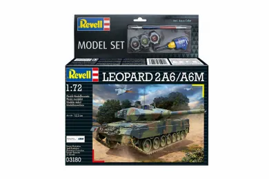 Revell, Leopard 2A6/A6M, czołg, model do sklejania z akcesoriami, 1:72