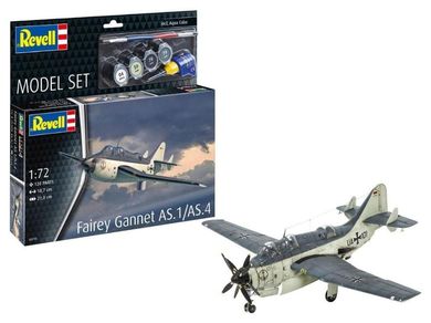Revell, Model Set, Fairey Gannet AS.1/AS.4, model do sklejania z farbami