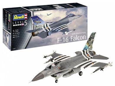 Revell, Samolot 50TH Anniversary F-16 Falcon, model do sklejania, 1:32