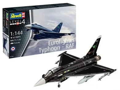 Revell, Samolot Eurofighter Typhoon RAF, model do sklejania, 1:144