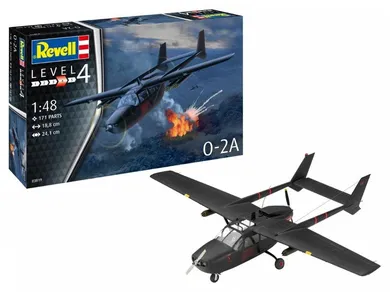 Revell, samolot O-2A Skymaster, model do sklejania, 1:48