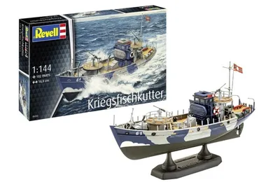 Revell, Statek KFK Krieg sfischkutter, model do składania, 1:144