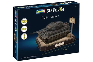 Revell, Tiger I, German Tank, puzzle 3D