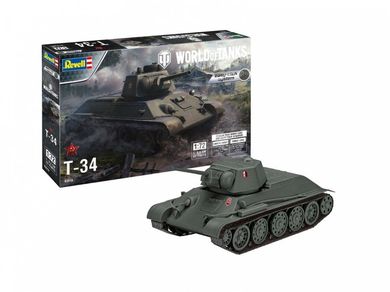 Revell, World of Tanks, czołg T-34, model do sklejania