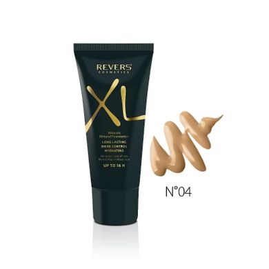 Revers, XL Natural Minerals, podkład do twarzy, 04 honey, 30 ml