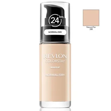 Revlon, ColorStay, podkład do cery normalnej i suchej z formułą SoftFlex, 330 Natural Tan, 30 ml