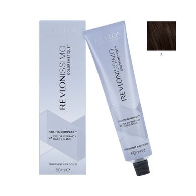 Revlon Professional, Revlonissimo Colorsmetique, profesjonalna farba do włosów, nr 3, 60 ml