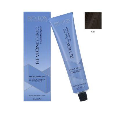 Revlon Professional, Revlonissimo Colorsmetique, profesjonalna farba do włosów, nr 4.11, 60 ml